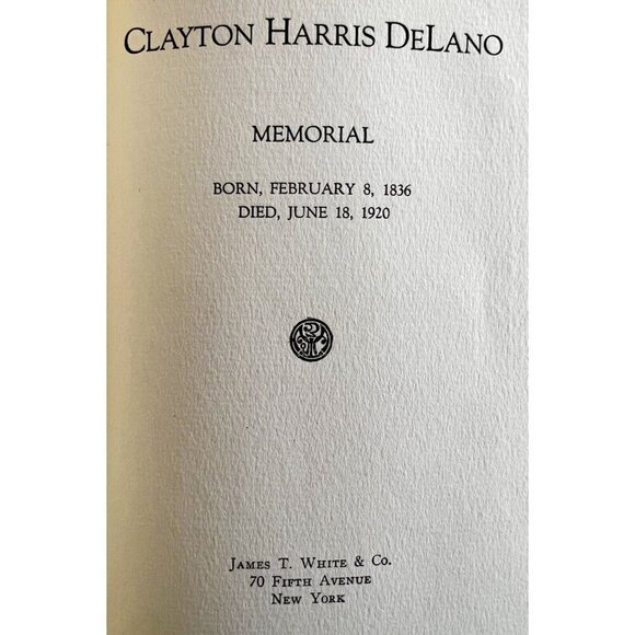 Hon Clayton Harris Delano Memorial 1939 RARE 1/50 Signed & Photo Program PB WHBS - Picture 14 of 16
